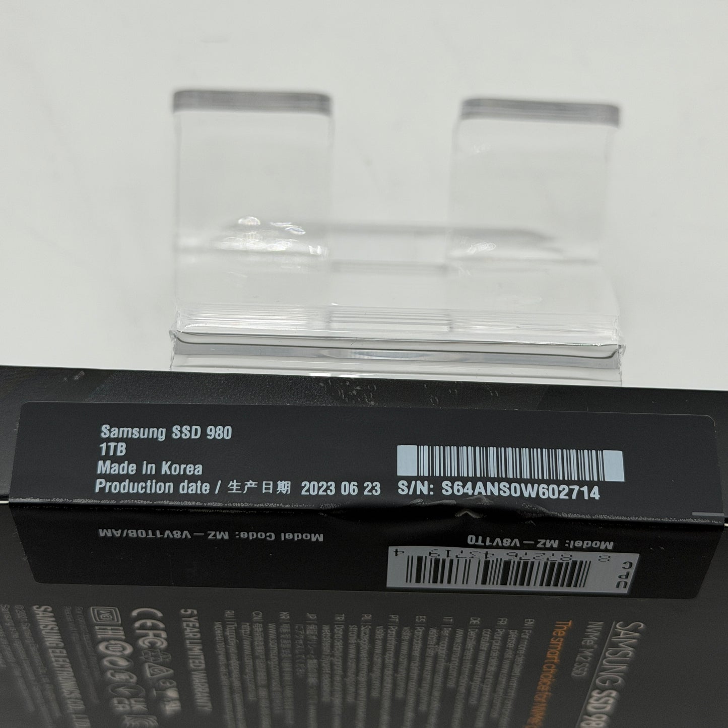 Samsung SSD 980 NVMe M.2 SSD - New In Box