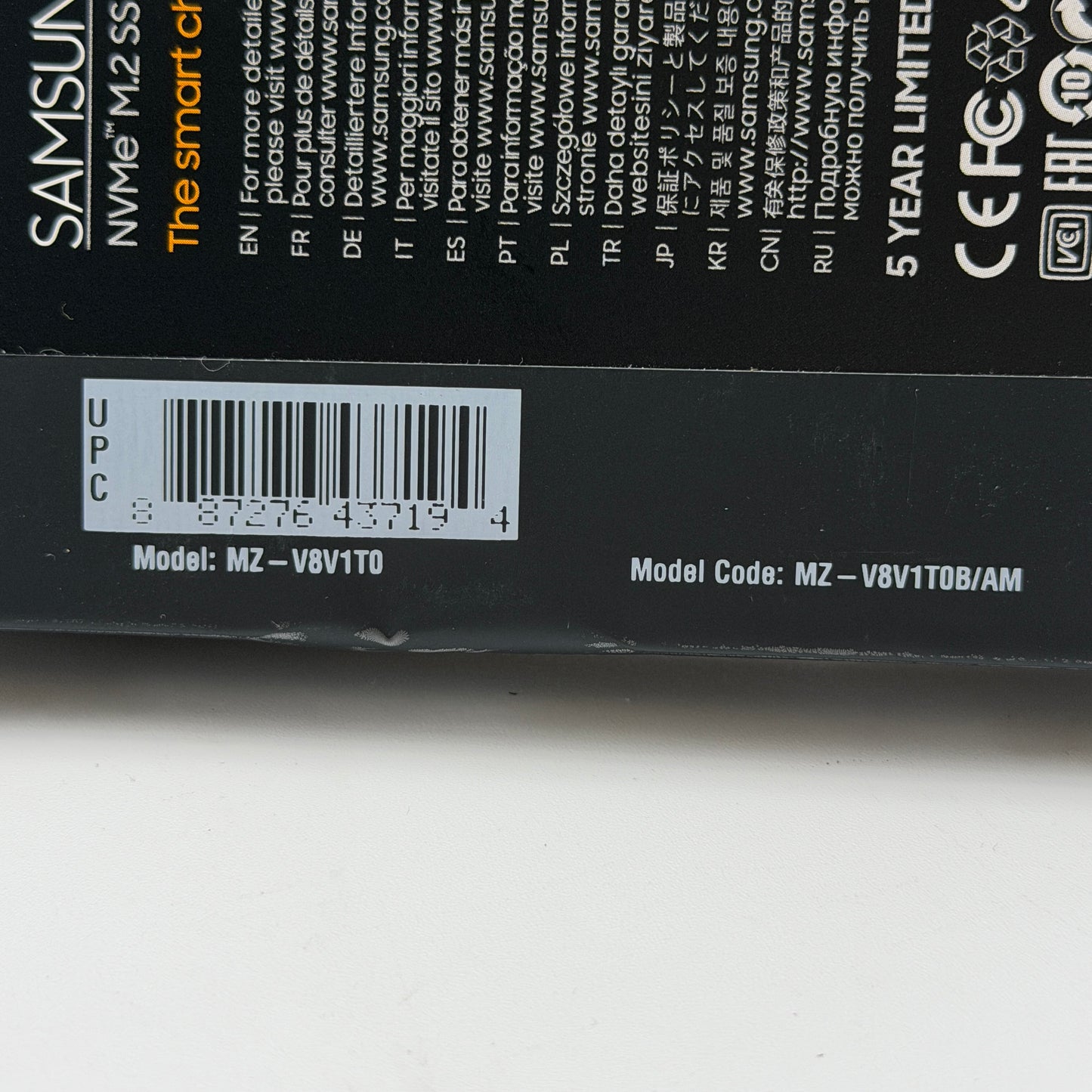 Samsung SSD 980 NVMe M.2 SSD - New In Box