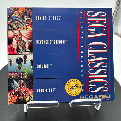 Sega CD Sherlock Holmes & Sega Classics Video Game CIB MINTY