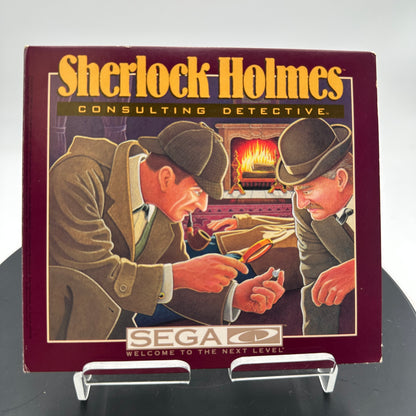 Sega CD Sherlock Holmes & Sega Classics Video Game CIB MINTY