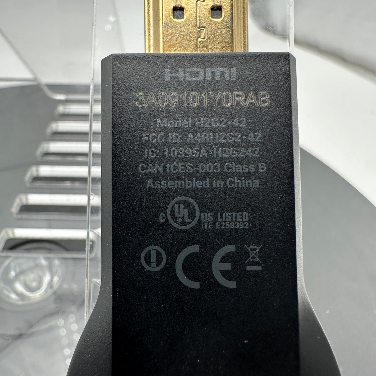 Google Chromecast Model H2G2