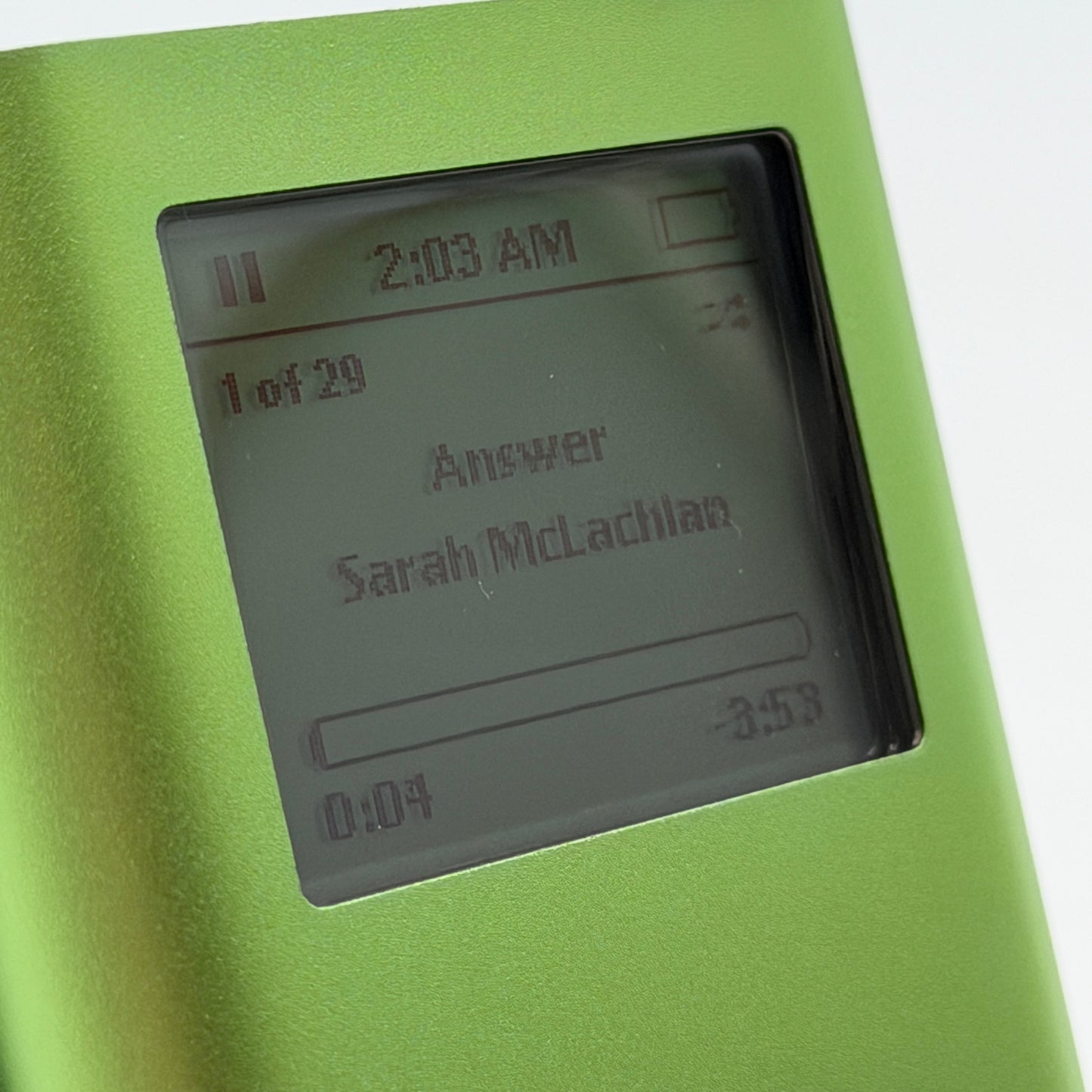 Apple iPod Mini 2nd Gen A1051 (2005) Green 4GB