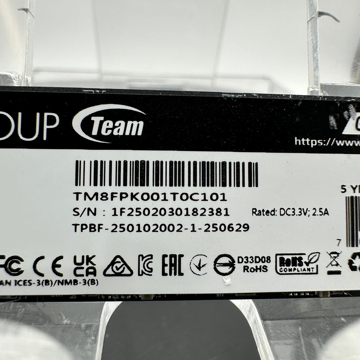 TeamGroup Graphene 1TB SSD READ