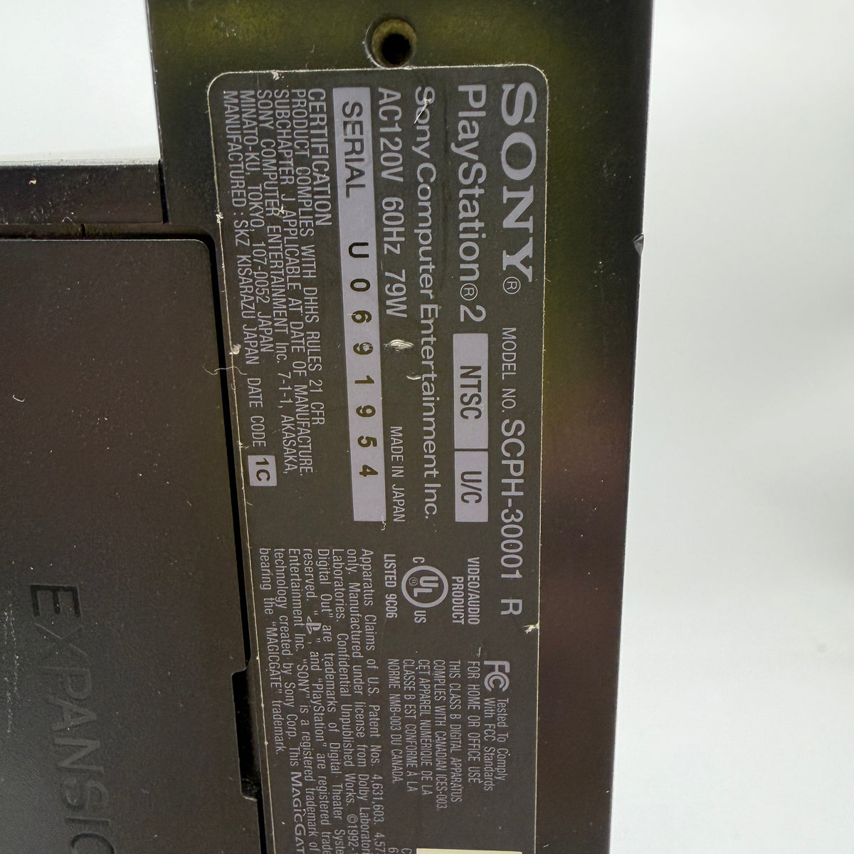 Sony PlayStation 2 Fat SCPH-30001 READ