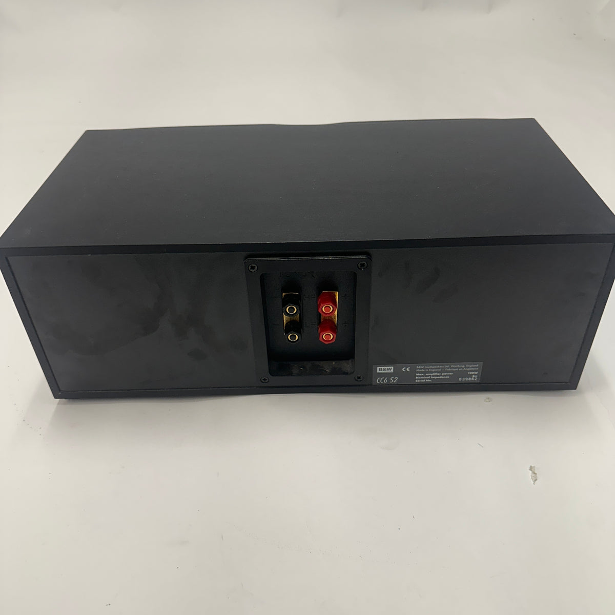 B&W CC6 S2 Center Channel Speaker