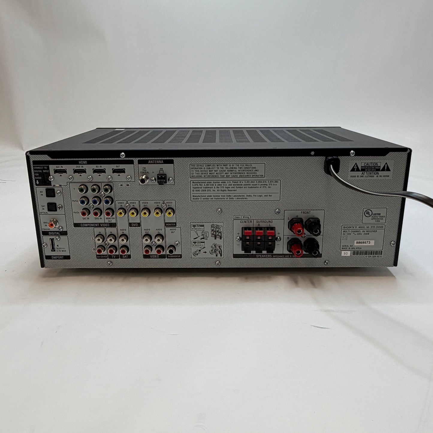 Sony STR-DH500 Home Audio Receiver Black