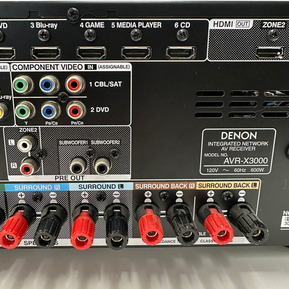 Denon AVR-X3000 IN-Command Series Home Audio Receiver
