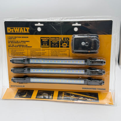 DEWALT 3 Pack Motion Sensor Light Kit DXSTA500LM READ