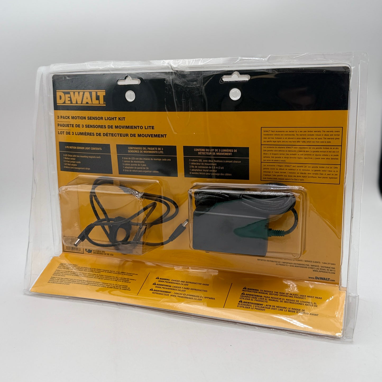 DEWALT 3 Pack Motion Sensor Light Kit DXSTA500LM READ