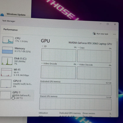 Asus ROG Strix Scar 17 G7337 Gaming Laptop - Core i7, RTX 3060, 2TB HDD