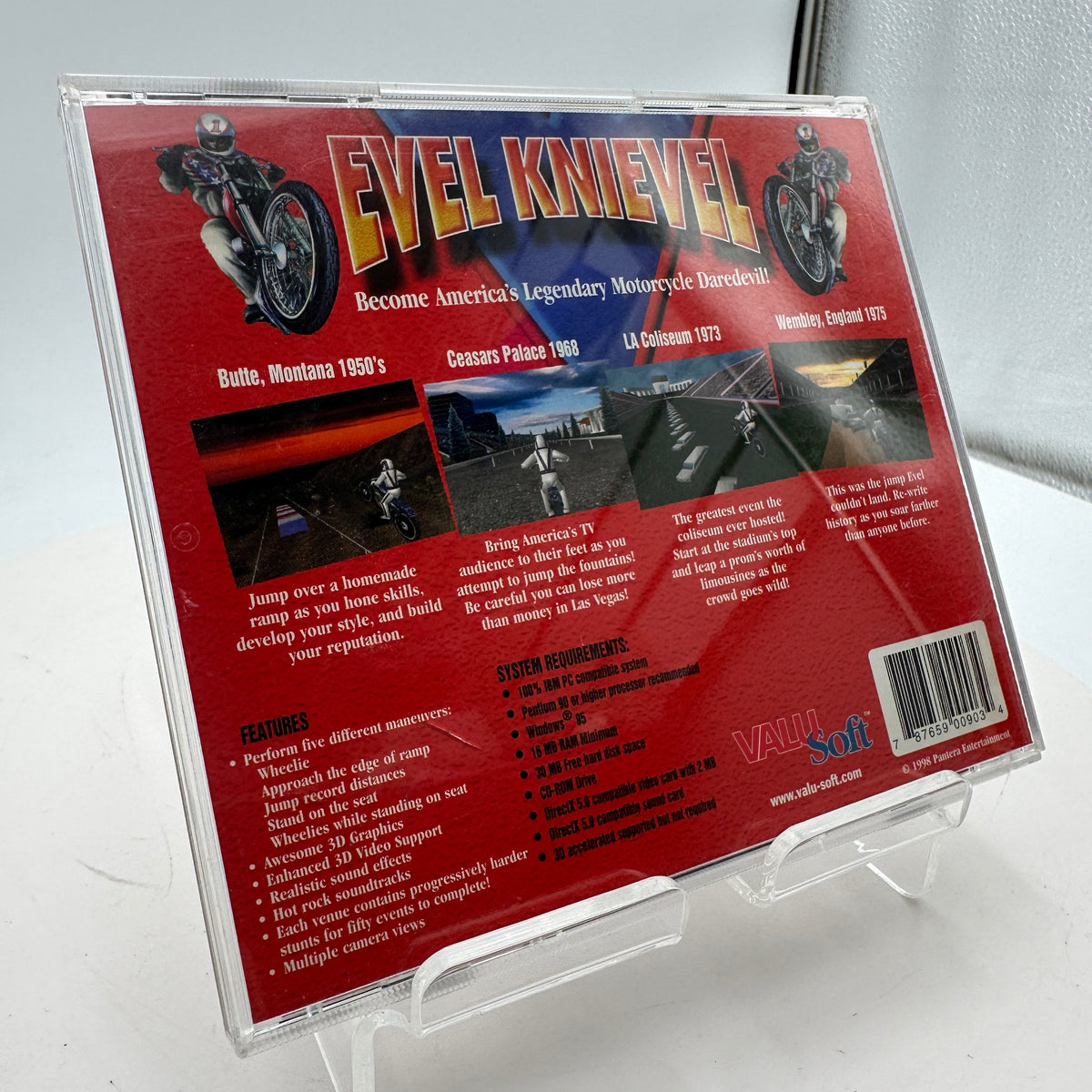 Evel Knievel 3D Stunt Game PC Video Game