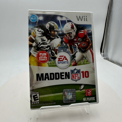 Wii Madden NFL 10 Video Game Black