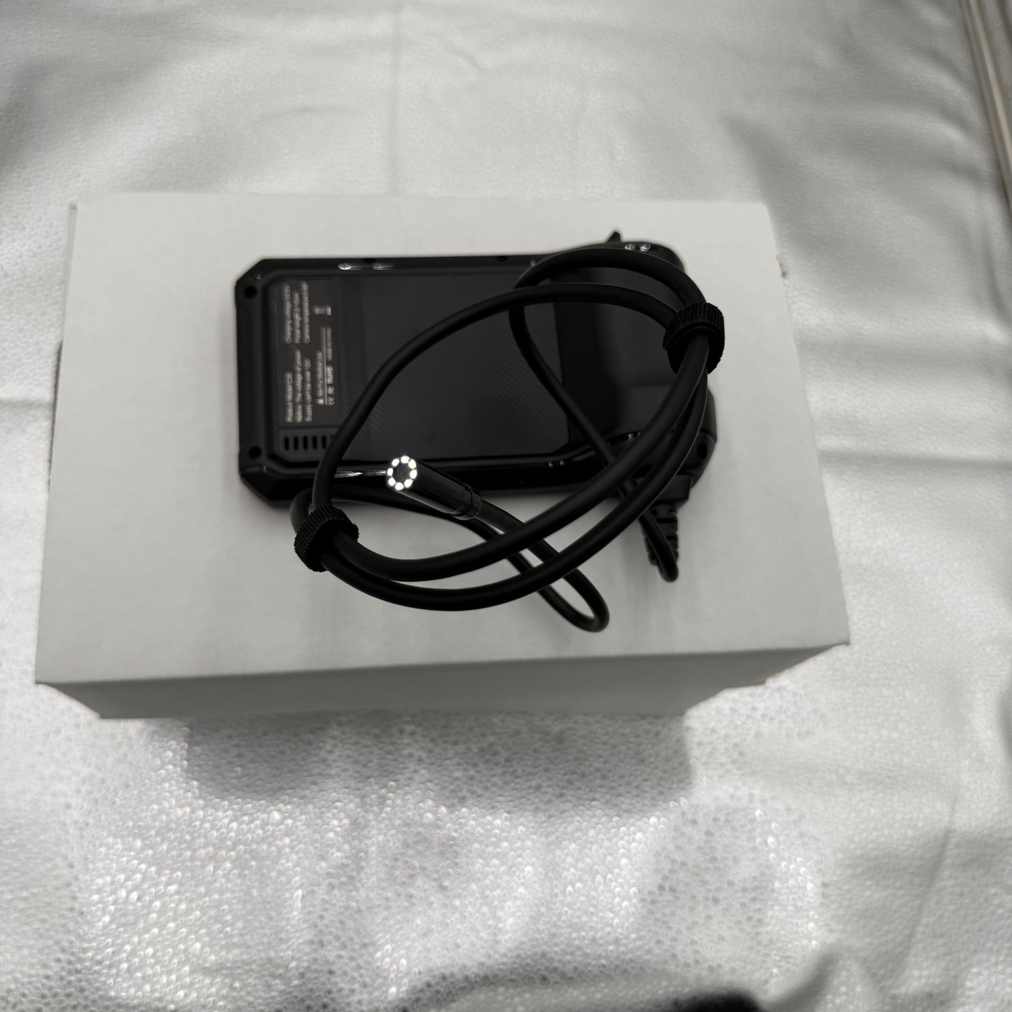 New Susumu Industrial Endoscope - Black -Car Inspection Camera, Waterproof Car Inspection Tool with LCD Screen,