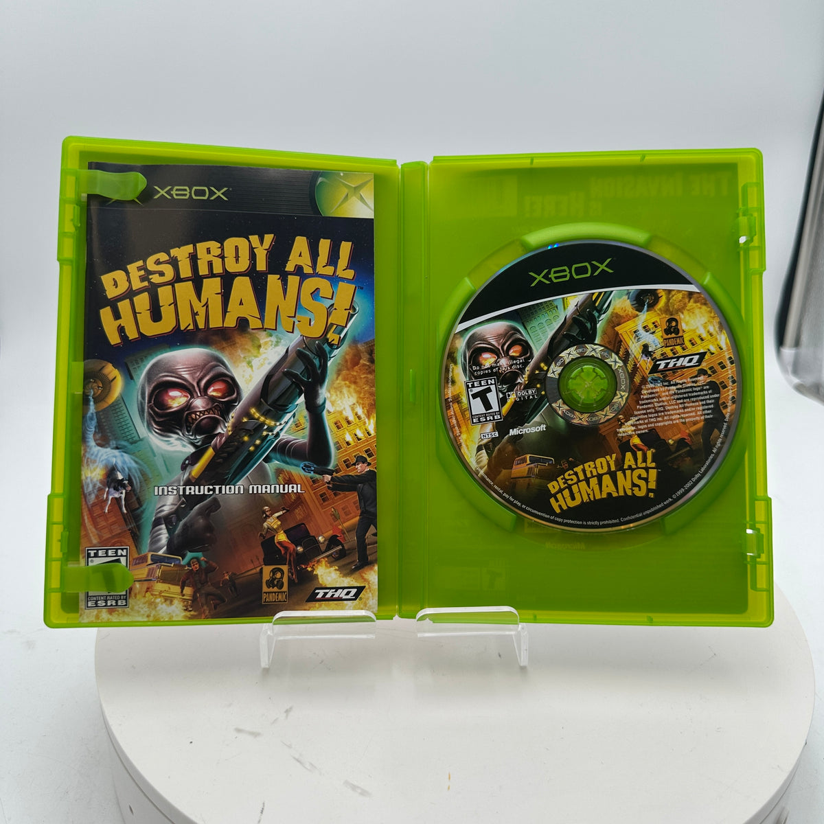 Xbox Destroy All Humans! Video Game CIB