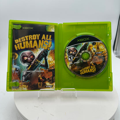 Xbox Destroy All Humans! Video Game CIB