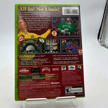 Xbox Bicycle Casino Video Game CIB
