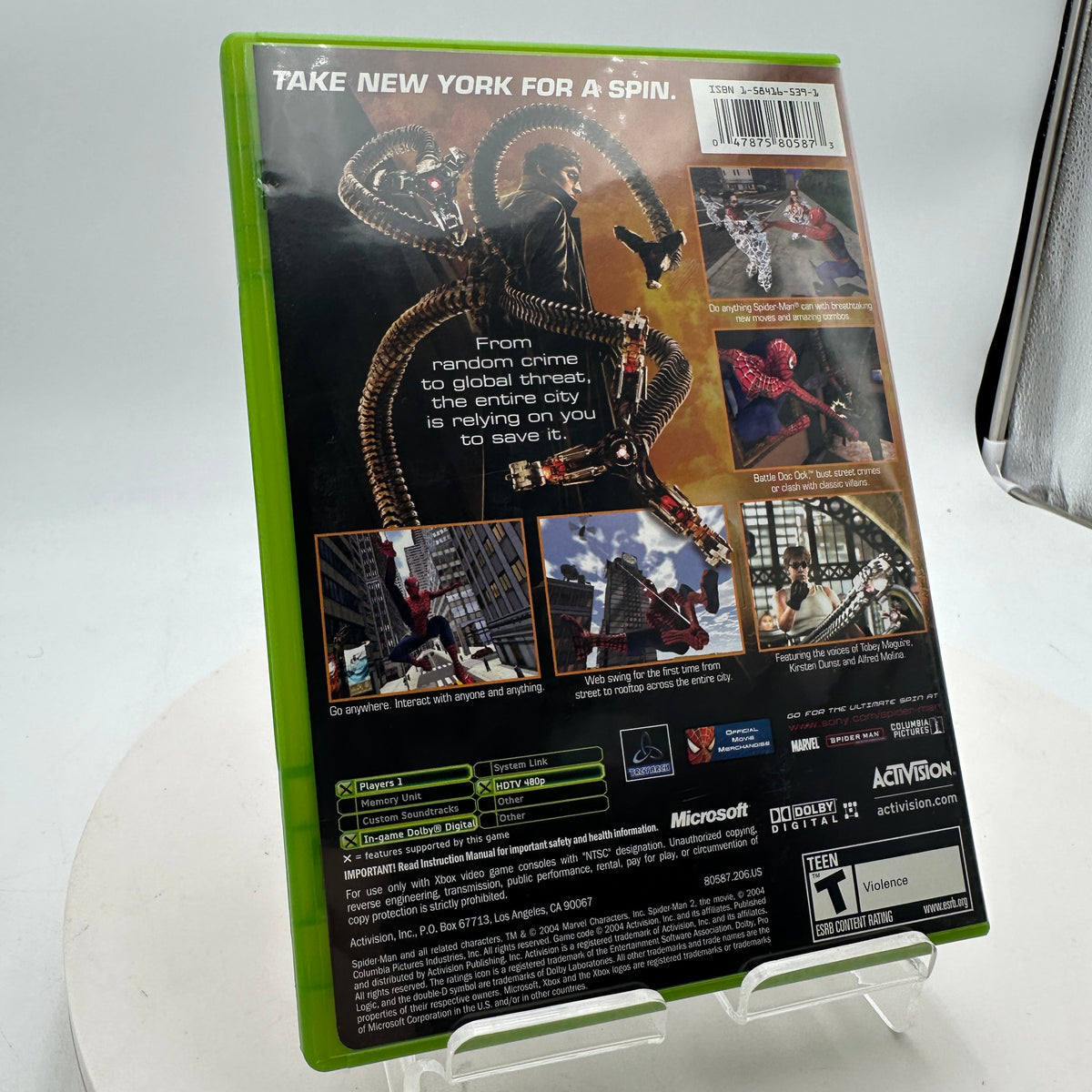 Xbox Spider-Man 2 Video Game CIB
