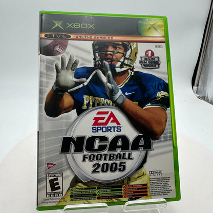 Xbox NCAA Football 2005 Top Spin Combo Video Game CIB