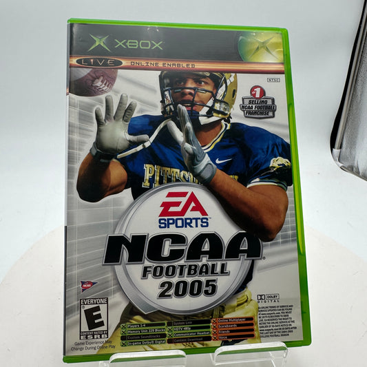 Xbox NCAA Football 2005 Top Spin Combo Video Game CIB