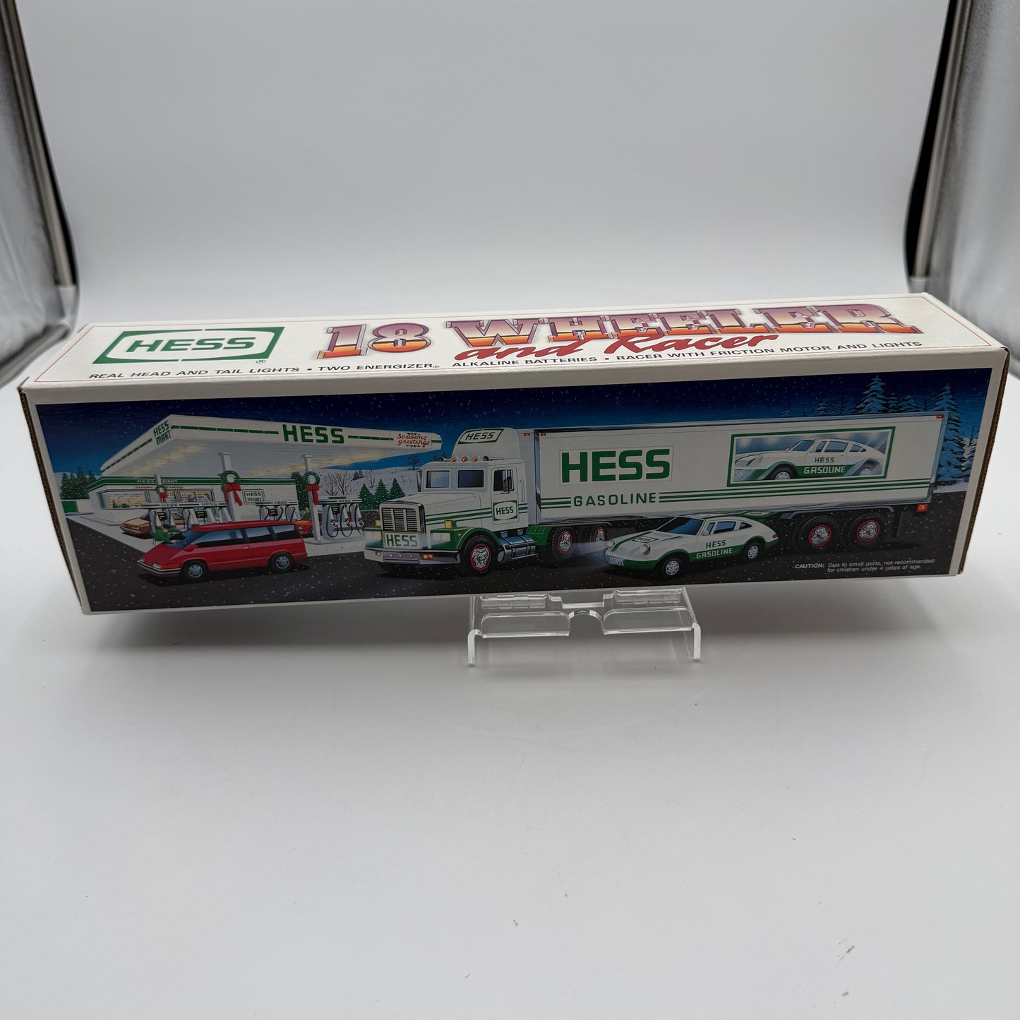 HESS 1992 18 Wheeler and Racer New Stored with Batteries Removed