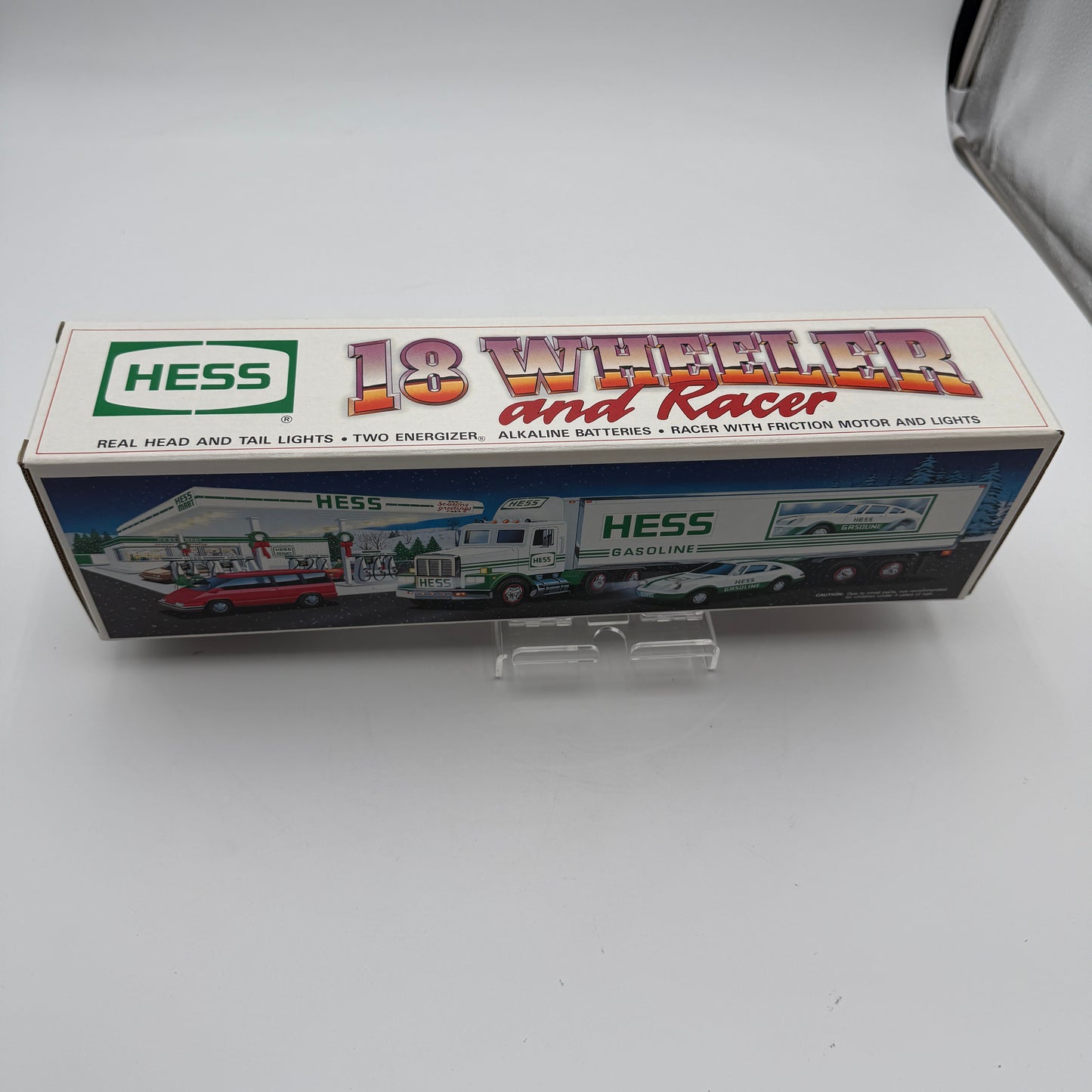 HESS 1992 18 Wheeler and Racer New Stored with Batteries Removed