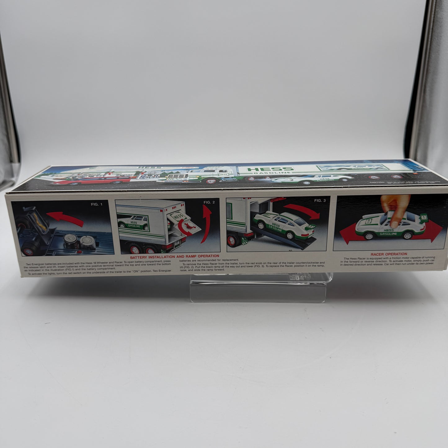 HESS 1992 18 Wheeler and Racer New Stored with Batteries Removed