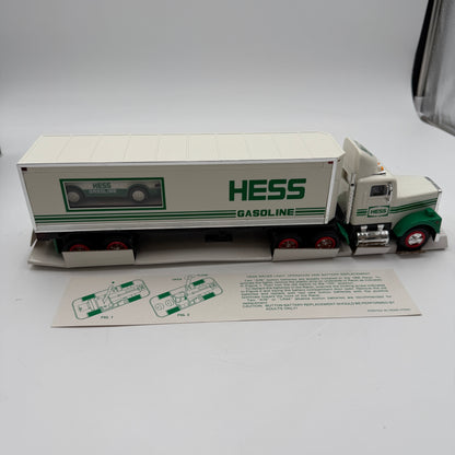 HESS 1992 18 Wheeler and Racer New Stored with Batteries Removed