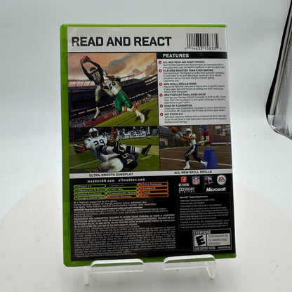 Madden 2008 Xbox Video Game CIB