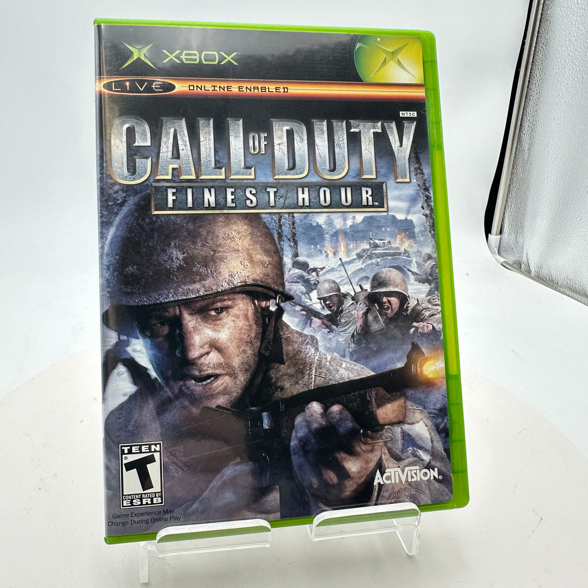 Xbox Call of Duty Finest Hour Video Game CIB