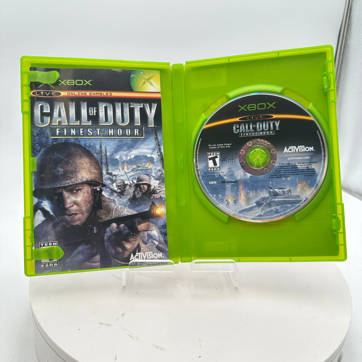 Xbox Call of Duty Finest Hour Video Game CIB