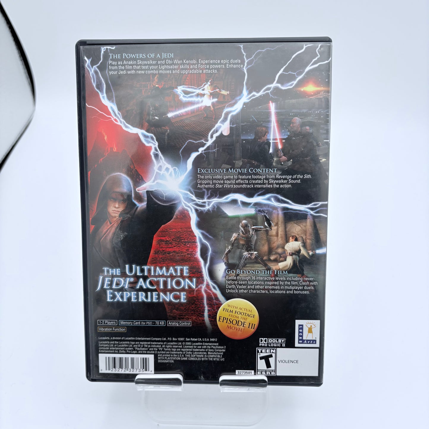 Playstation 2 Star Wars Episode III Revenge of the Sith Used w/ Box