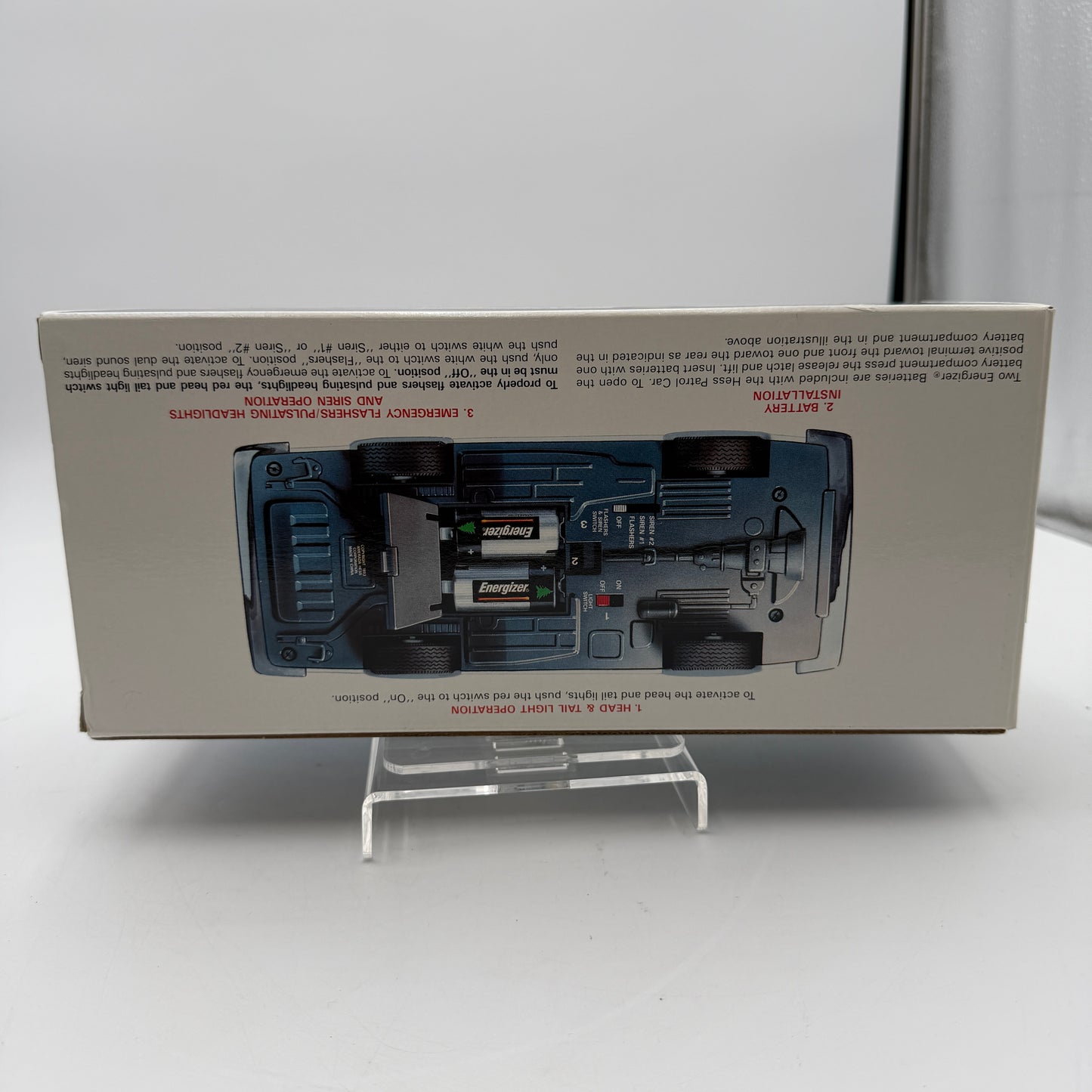 HESS 1993 Patrol Car New Stored with Batteries Removed