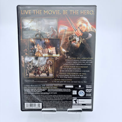 Playstation 2 Lord of the Rings Return of the King Video Game With Case and Manual