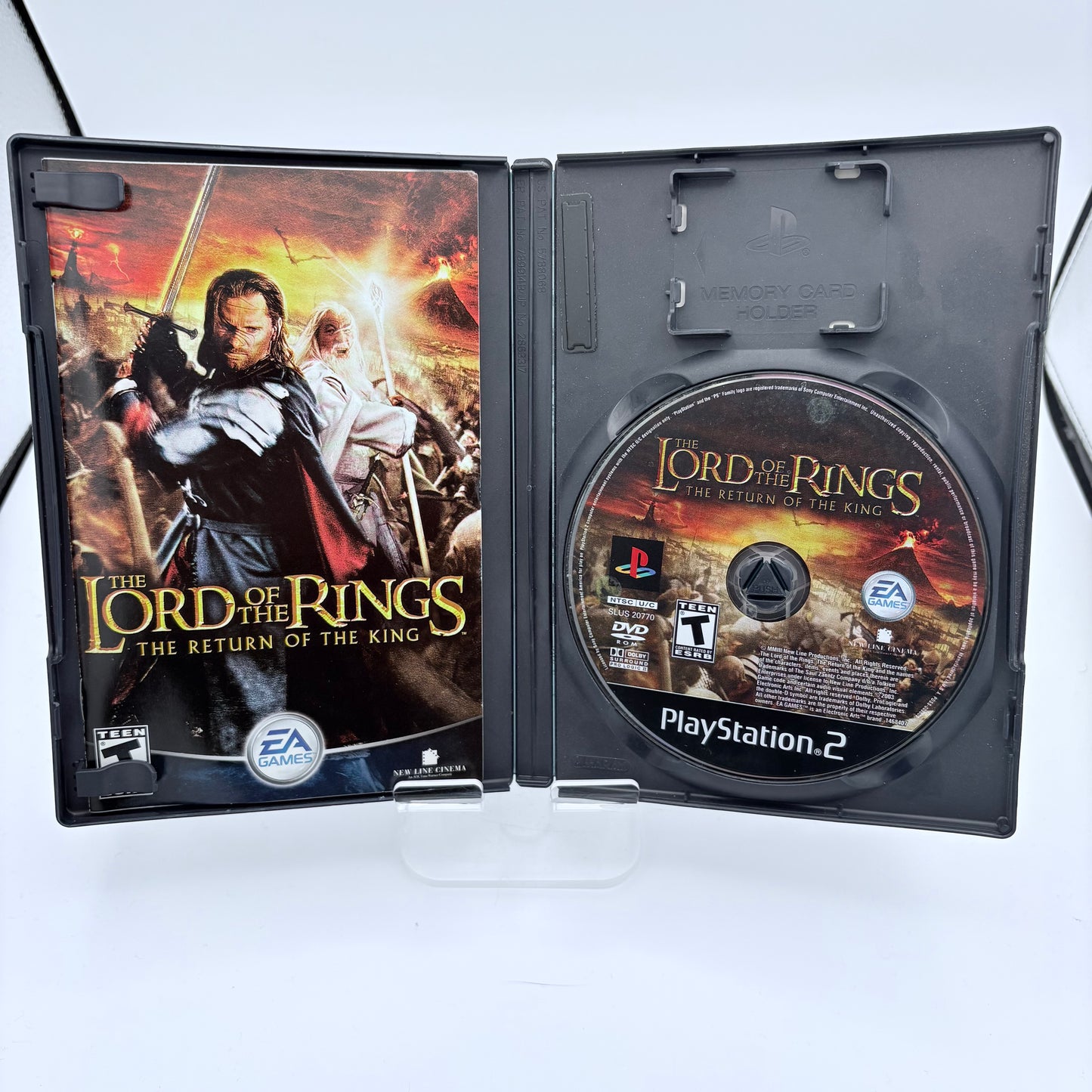 Playstation 2 Lord of the Rings Return of the King Video Game With Case and Manual