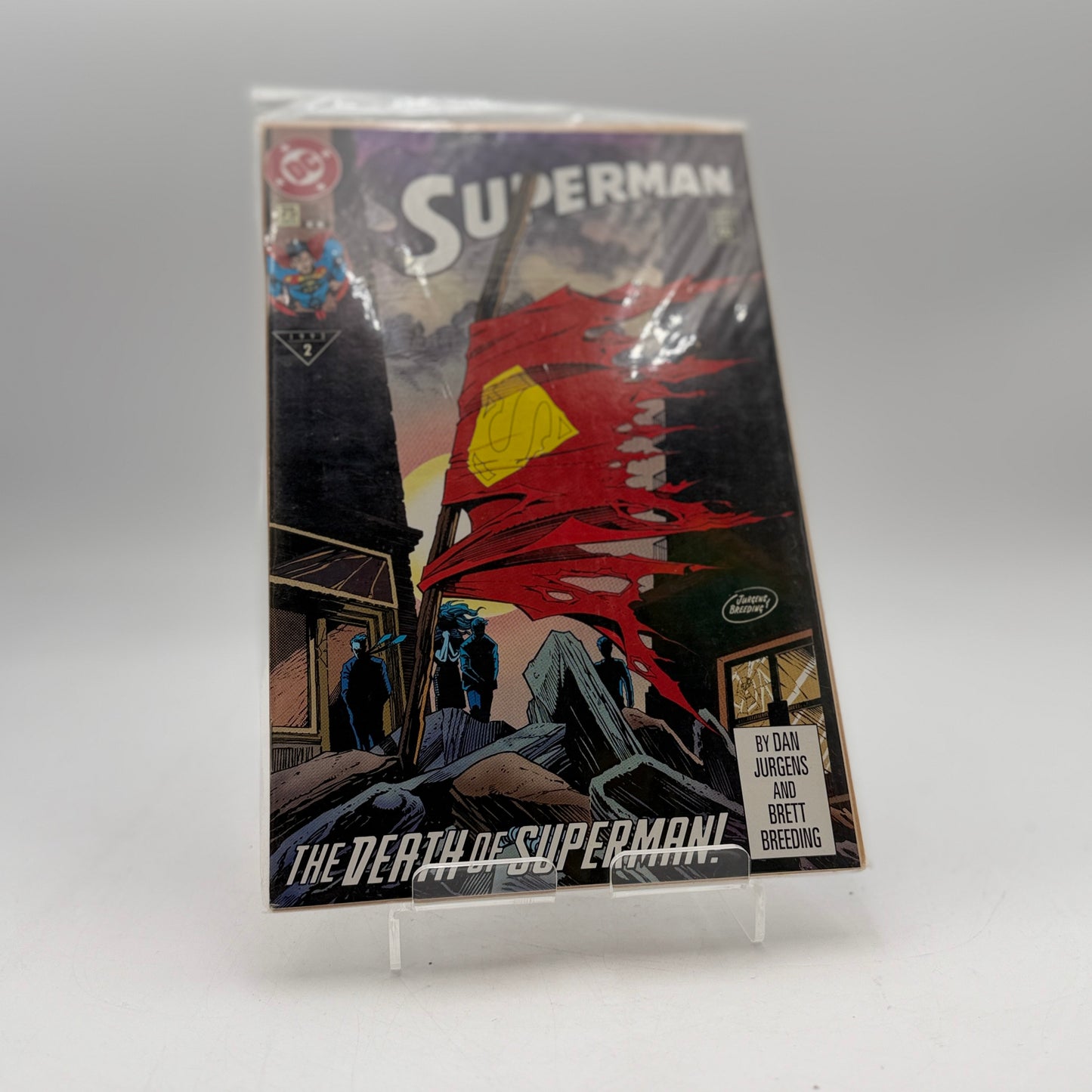 Superman Issue #75 1993 DC Comics Death of Superman 2nd Printing