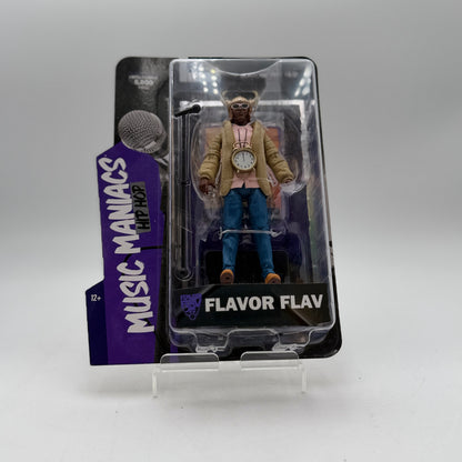 Music Maniacs Hip Hop Flavor Flav 6 Inch Action Figure - New In Box