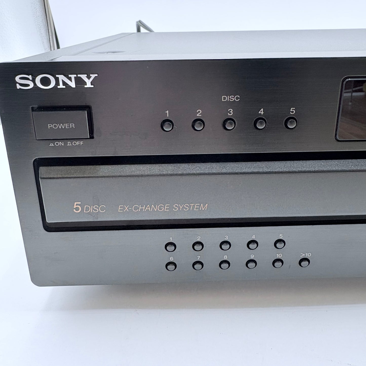 Sony CDP-CA8ES 5 Disc CD Changer Tested No Remote