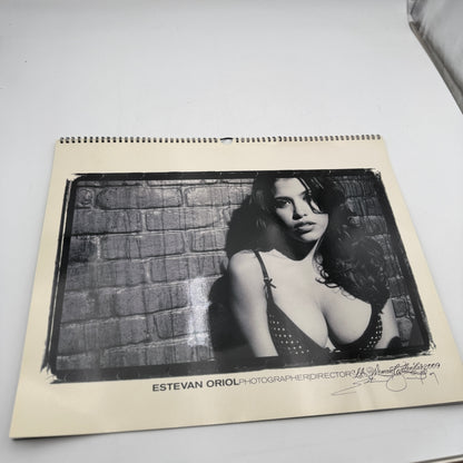 Estevan Oriol LA Woman 2009 Autographed Calendar Rare
