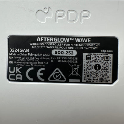 PDP Switch Afterglow Wave Wireless Controller