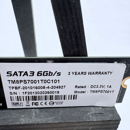 TeamGroup M.2 SSD TM8PS7001T0C101 1TB 6GB/S 1TB