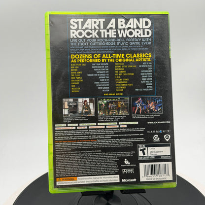 Xbox 360 Rock Band Video Game Black CIB