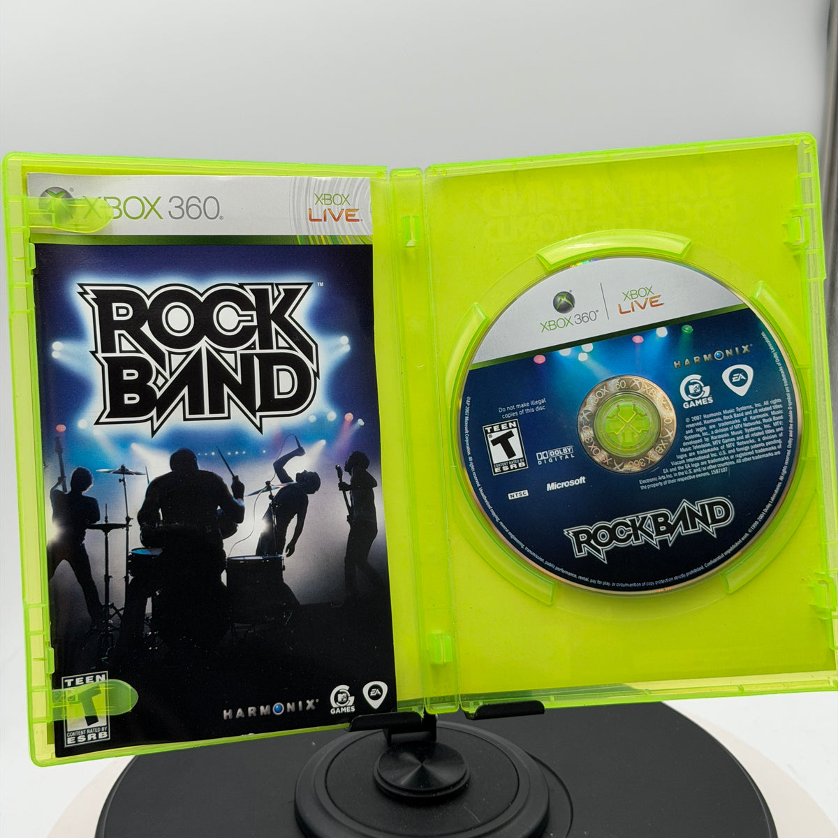 Xbox 360 Rock Band Video Game Black CIB