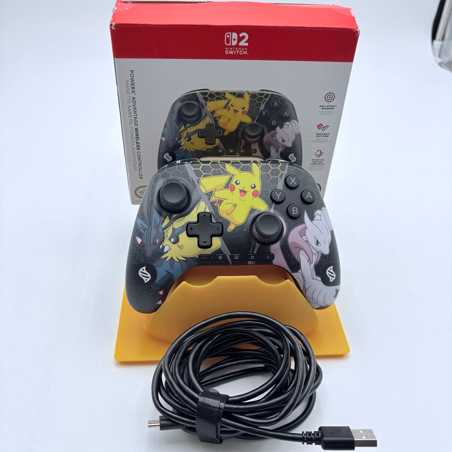 Nintendo Switch PowerA Advantage Wireless Controller Pokemon With Box