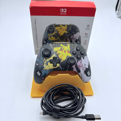 Nintendo Switch PowerA Advantage Wireless Controller Pokemon With Box