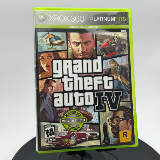 Grand Theft Auto IV [Platinum Hits] Xbox 360 Video Game CIB