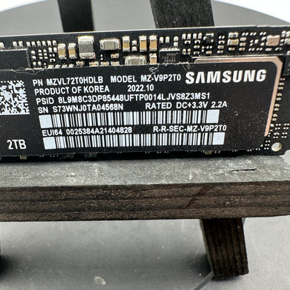 Samsung 990 Pro 2TB SSD NVMe M.2