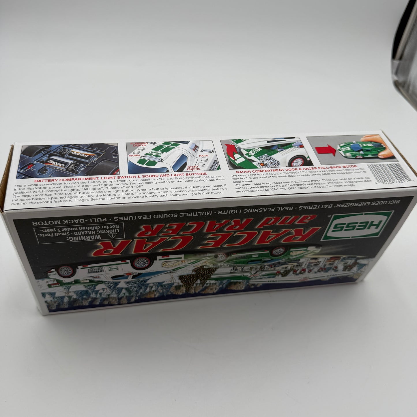 HESS 2009 Race Car and Racer New Stored with Batteries Removed (Copy)