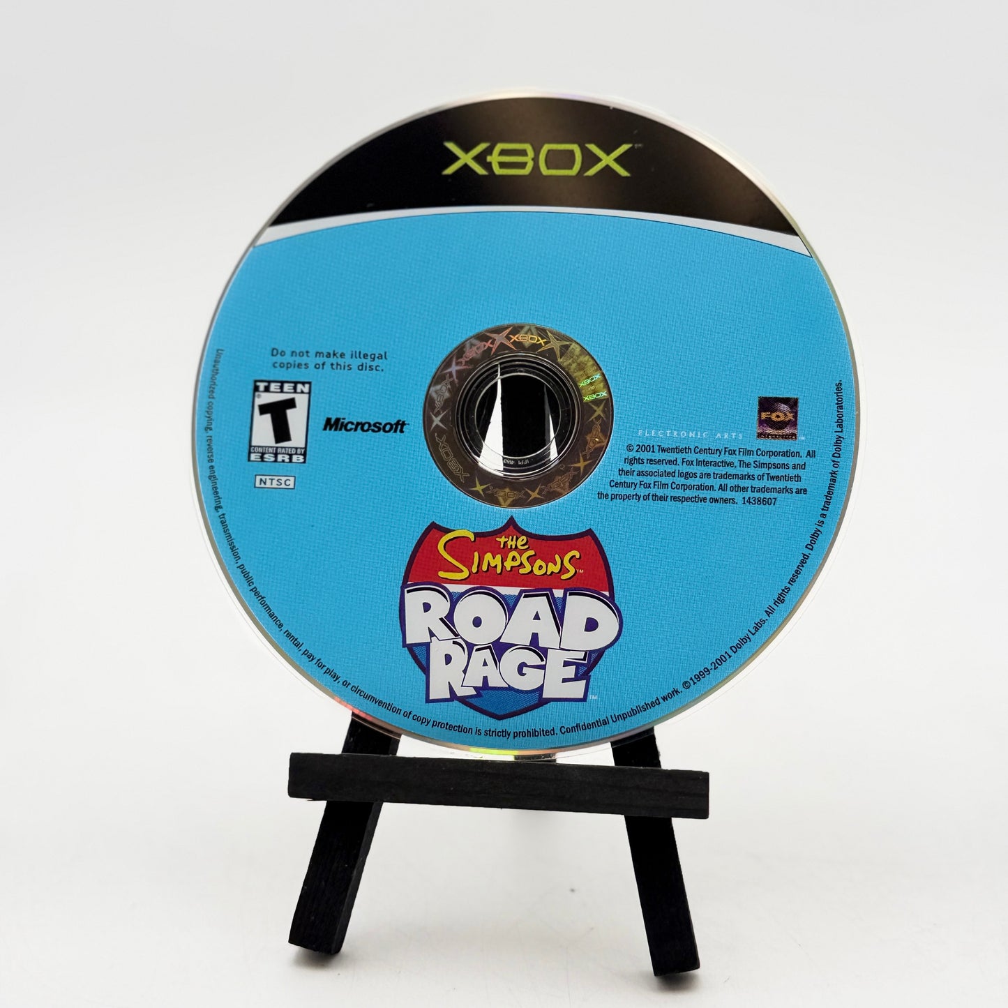 Microsoft XBOX The Simpsons Road Rage Disc Only