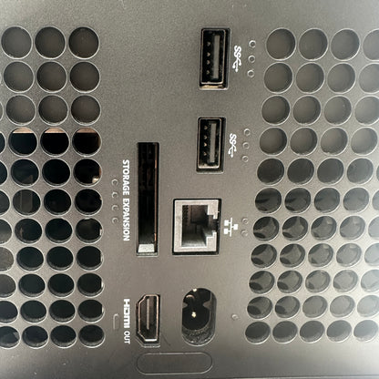 Microsoft Xbox Series X (1882) 2020 Black 825GB With 1 Controller and Cables