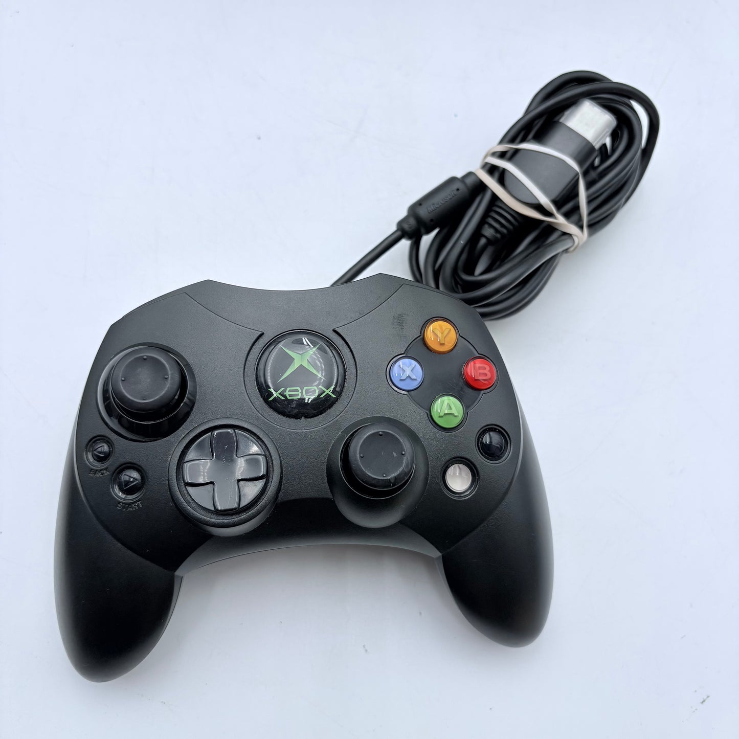 Microsoft Xbox (2001) Black Video Game Console with One Controller